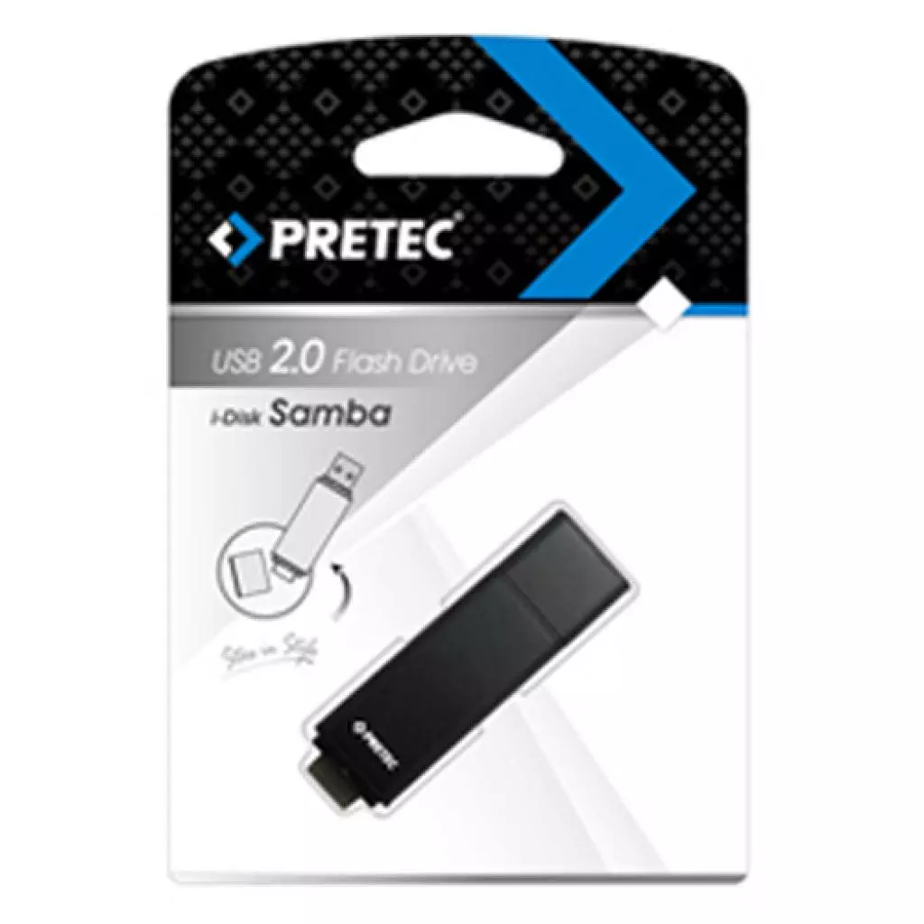 USB флеш накопитель Pretec 32Gb i-Disk Samba black (SAM32G-B) - 3 USB флеш накопитель Pretec 32Gb i-Disk Samba black (SAM32G-B) - 3