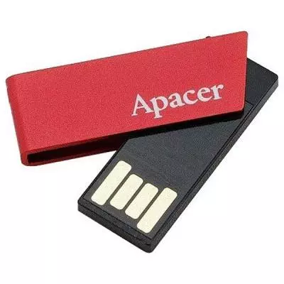 USB флеш накопитель Apacer 8GB AH130 Red RP USB2.0 (AP8GAH130R-1) - 3