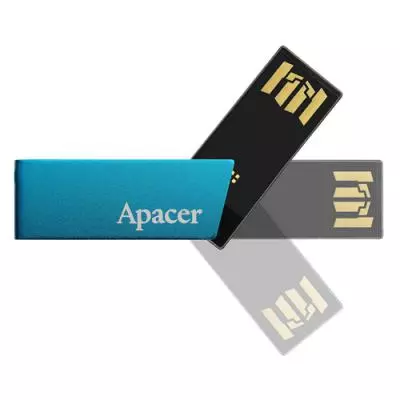 USB флеш накопитель Apacer 8GB AH130 Blue RP USB2.0 (AP8GAH130U-1) - 2