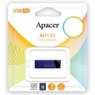 USB флеш накопитель Apacer 32GB AH131 Blue RP USB2.0 (AP32GAH131U-1) - 3 USB флеш накопитель Apacer 32GB AH131 Blue RP USB2.0 (AP32GAH131U-1) - 3