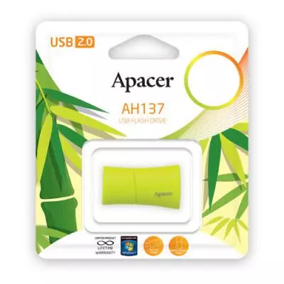 USB флеш накопитель Apacer 16GB AH137 Green RP USB2.0 (AP16GAH137G-1) - 4 USB флеш накопитель Apacer 16GB AH137 Green RP USB2.0 (AP16GAH137G-1) - 4