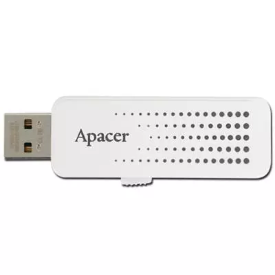 USB флеш накопитель Apacer 32GB AH323 White RP USB2.0 (AP32GAH323W-1) - 1