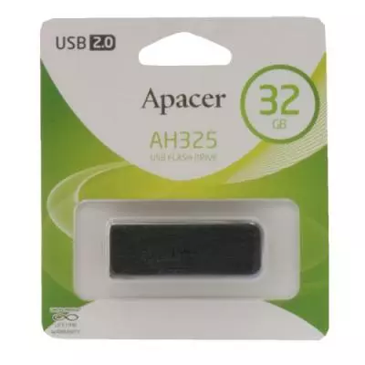 USB флеш накопитель Apacer 32GB AH325 Black RP USB2.0 (AP32GAH325B-1) - 7 USB флеш накопитель Apacer 32GB AH325 Black RP USB2.0 (AP32GAH325B-1) - 7