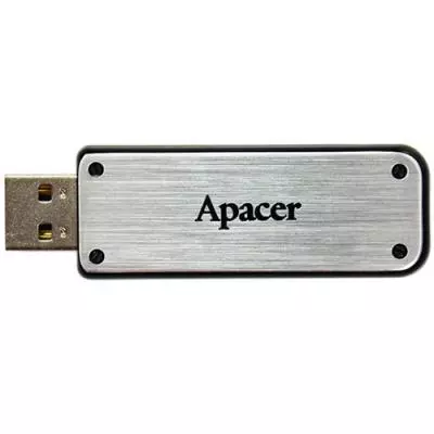 USB флеш накопитель Apacer 32GB AH328 Silver RP USB2.0 (AP32GAH328S-1) - 2