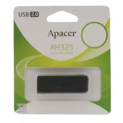 USB флеш накопитель Apacer 64GB AH325 Black RP USB2.0 (AP64GAH325B-1) - 7 USB флеш накопитель Apacer 64GB AH325 Black RP USB2.0 (AP64GAH325B-1) - 7