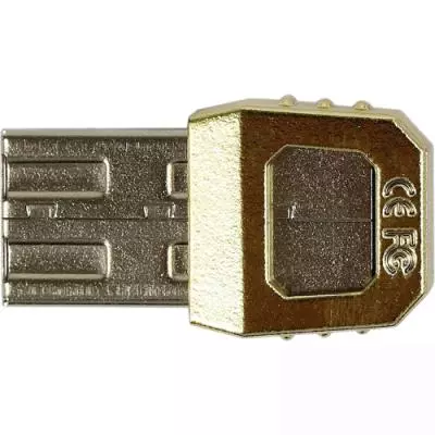 USB флеш накопитель Apacer 16GB AH152 Golden RP USB3.0 (AP16GAH152C-1) - 3