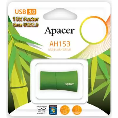 USB флеш накопитель Apacer 32GB AH153 Green RP USB3.0 (AP32GAH153G-1) - 4