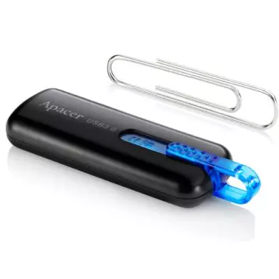 USB флеш накопитель Apacer 16GB AH354 Black RP USB3.0 (AP16GAH354B-1) - 7