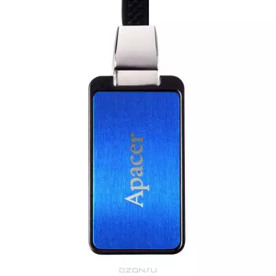 USB флеш накопитель Apacer 16GB AH128 Blue RP USB2.0 (AP16GAH128U-1) - 2