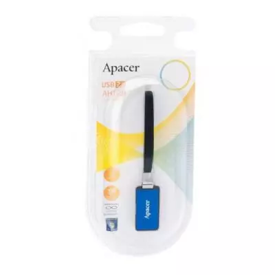 USB флеш накопитель Apacer 32GB AH128 Blue RP USB2.0 (AP32GAH128U-1) - 4