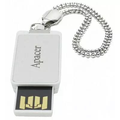 USB флеш накопитель Apacer 16GB AH129 Silver RP USB2.0 (AP16GAH129S-1) - 4