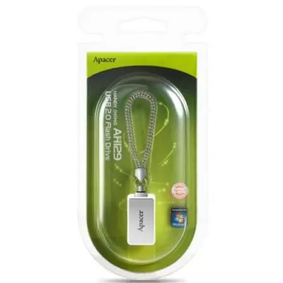 USB флеш накопитель Apacer 32GB AH129 Silver RP USB2.0 (AP32GAH129S-1) - 6