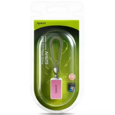 USB флеш накопитель Apacer 8GB AH129 Pink RP USB2.0 (AP8GAH129P-1) - 6 USB флеш накопитель Apacer 8GB AH129 Pink RP USB2.0 (AP8GAH129P-1) - 6