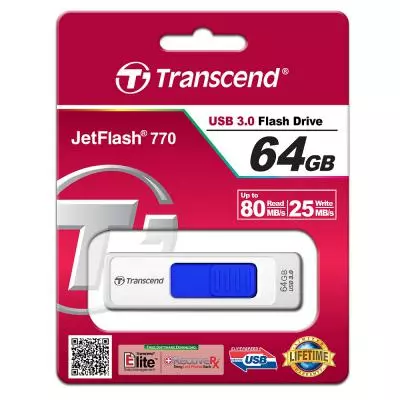 USB флеш накопитель Transcend JetFlash 770 (TS64GJF770) - 4