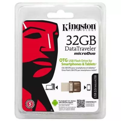 USB флеш накопитель Kingston 32Gb DT MicroDuo (DTDUO/32GB) - 8 USB флеш накопитель Kingston 32Gb DT MicroDuo (DTDUO/32GB) - 8