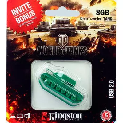 USB флеш накопитель Kingston 8GB Custom Rubber Tank (DT-TANK/8GB)