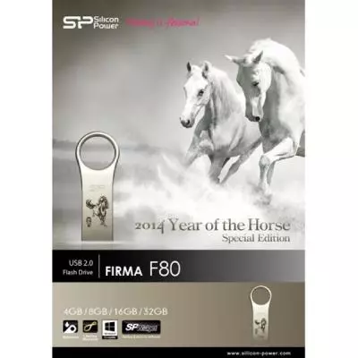 USB флеш накопитель Silicon Power 8GB Firma F80 Bronze Horse (SP008GBUF2F80V1C14) - 2