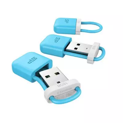 USB флеш накопитель Silicon Power 16Gb UNIQUE 510 Blue (SP016GBUF2510V1B) - 2 USB флеш накопитель Silicon Power 16Gb UNIQUE 510 Blue (SP016GBUF2510V1B) - 2