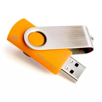 USB флеш накопитель Goodram 4GB Goodram Dark Orange USB 2.0 (PD4GH2GRTSBO)