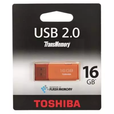 USB флеш накопитель Toshiba 16GB Hayabusa Orange USB 2.0 (THNU16HAYORANG(BL5) - 2 USB флеш накопитель Toshiba 16GB Hayabusa Orange USB 2.0 (THNU16HAYORANG(BL5) - 2
