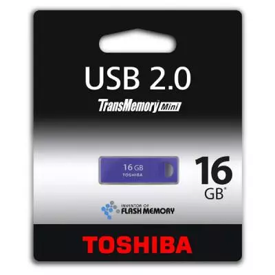 USB флеш накопитель Toshiba 16GB Enshu PurpleBlue USB 2.0 (THNU16ENSPURP(BL5/THNU16ENSPUR(6) - 1