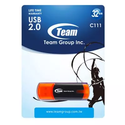 USB флеш накопитель Team 32GB C111 Orange USB 2.0 (TC11132GE01) - 2 USB флеш накопитель Team 32GB C111 Orange USB 2.0 (TC11132GE01) - 2