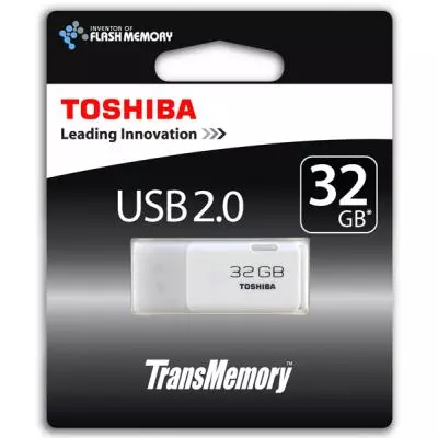 USB флеш накопитель Toshiba 32GB TransMemory USB 2.0 (THNU32HAYWHT(6) - 1