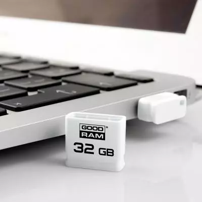 USB флеш накопитель Goodram 32GB Piccolo White USB 2.0 (PD32GH2GRPIWR10) - 2
