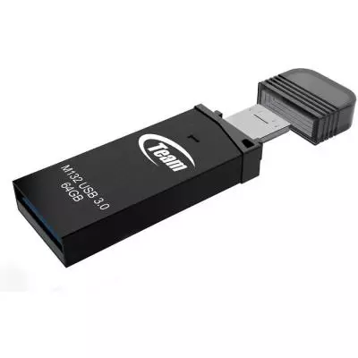 USB флеш накопитель Team 64GB M132 Black USB 3.0 (TM13264GB01) - 1 USB флеш накопитель Team 64GB M132 Black USB 3.0 (TM13264GB01) - 1