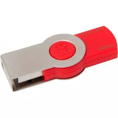 USB флеш накопитель Kingston 32GB DataTraveler 101 G3 Red USB 3.0 (DT101G3/32GB) - 2
