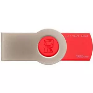 USB флеш накопитель Kingston 32GB DataTraveler 101 G3 Red USB 3.0 (DT101G3/32GB)