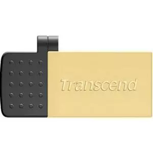 USB флеш накопитель Transcend 8GB On-The-Go Gold USB 2.0 (TS8GJF380G)