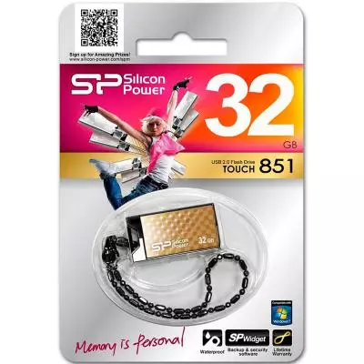 USB флеш накопитель Silicon Power 32GB Touch 851 USB 2.0 (SP032GBUF2851V1G) - 2