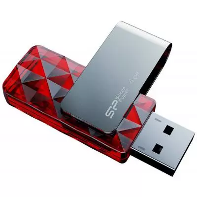 USB флеш накопитель Silicon Power 4GB Ultima U30 Red NEW USB 2.0 (SP004GBUF2U30V1R) - 2