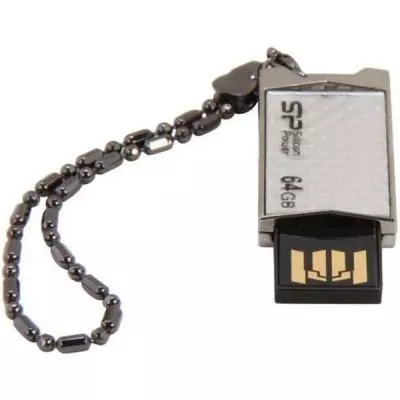 USB флеш накопитель Silicon Power 64GB LuxMini 851 USB 2.0 (SP064GBUF2851V1S) - 4
