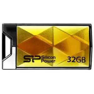USB флеш накопитель Silicon Power 32GB Touch 850 Amber USB 2.0 (SP032GBUF2850V1A)