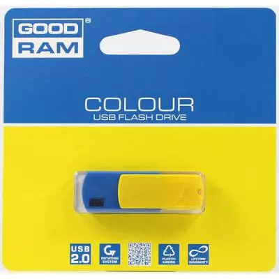 USB флеш накопитель Goodram 32GB COLOUR UKRAINE USB 2.0 (PD32GH2GRCOBYR9 / PD32GH2GRCOBYR9L) - 1