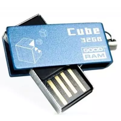 USB флеш накопитель Goodram 32GB Cube USB 2.0 (PD32GH2GRCUBR9) - 1