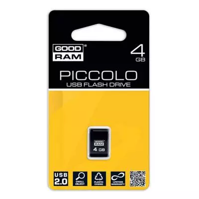 USB флеш накопитель Goodram 4GB PICCOLO USB 2.0 (PD4GH2GRPIKR10) - 2 USB флеш накопитель Goodram 4GB PICCOLO USB 2.0 (PD4GH2GRPIKR10) - 2