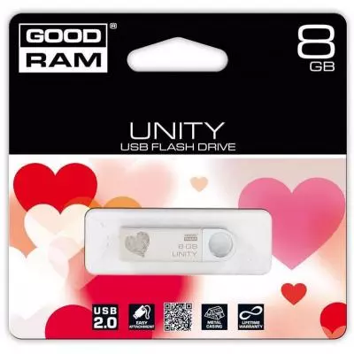 USB флеш накопитель Goodram 8GB Unity USB 2.0 (PD8GH2GRUNSR9) - 1 USB флеш накопитель Goodram 8GB Unity USB 2.0 (PD8GH2GRUNSR9) - 1