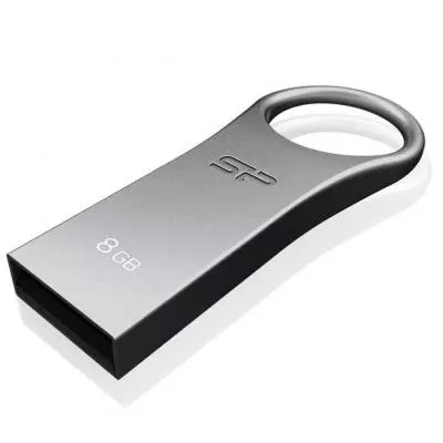 USB флеш накопитель Silicon Power 8GB Jewel J80 USB 3.0 Titanium (SP008GBUF3J80V1T) - 2