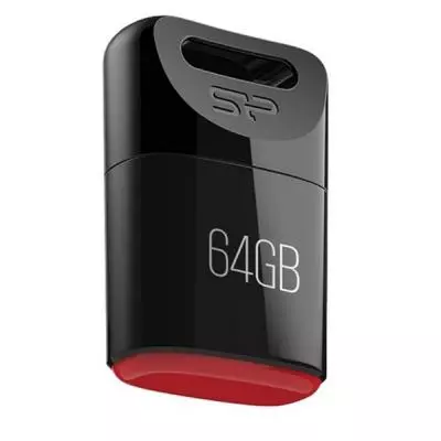 USB флеш накопитель Silicon Power 64GB Touch T06 Black (SP064GBUF2T06V1K) - 1