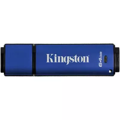 USB флеш накопитель Kingston 64GB DataTraveler Vault Privacy USB 3.0 (DTVP30/64GB) - 1