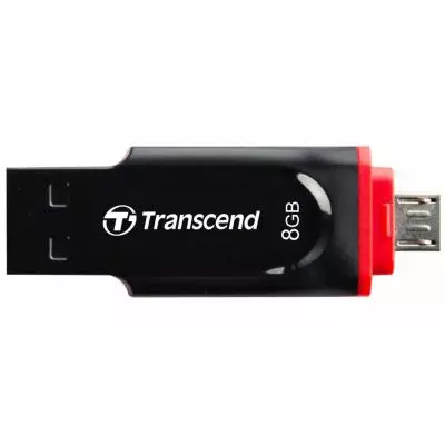 USB флеш накопитель Transcend 8GB JetFlash OTG 340 USB 2.0 (TS8GJF340) - 3