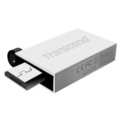 USB флеш накопитель Transcend 8GB JetFlash OTG 380 USB 2.0 (TS8GJF380S) - 3 USB флеш накопитель Transcend 8GB JetFlash OTG 380 USB 2.0 (TS8GJF380S) - 3