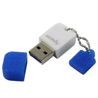 USB флеш накопитель Apacer 8GB AH154 white/blue USB 3.0 (AP8GAH154U-1) - 2