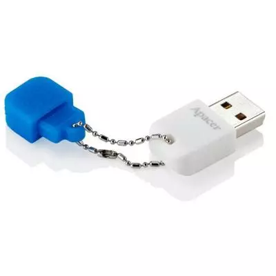 USB флеш накопитель Apacer 32GB AH154 white/blue USB 3.0 (AP32GAH154U-1) - 4
