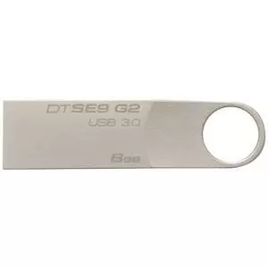 USB флеш накопитель Kingston 8GB DataTraveler SE9 G2 Metal Silver USB 3.0 (DTSE9G2/8GB)