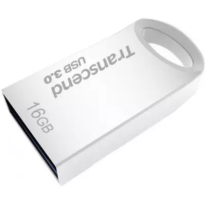 USB флеш накопитель Transcend 16GB JetFlash 710 Metal Silver USB 3.0 (TS16GJF710S) - 1
