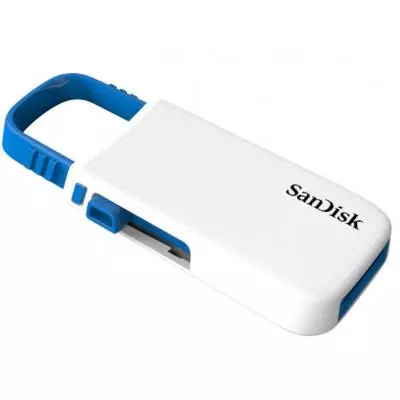 USB флеш накопитель SanDisk 16GB Cruzer U White/Blue USB 2.0 (SDCZ59-016G-B35WB) - 1 USB флеш накопитель SanDisk 16GB Cruzer U White/Blue USB 2.0 (SDCZ59-016G-B35WB) - 1